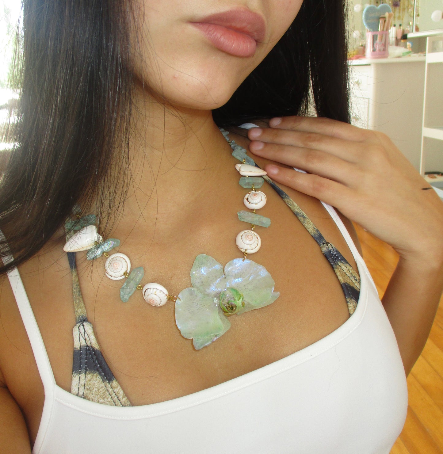 Mar Caribe Necklace🐚 ⋆˚꩜。