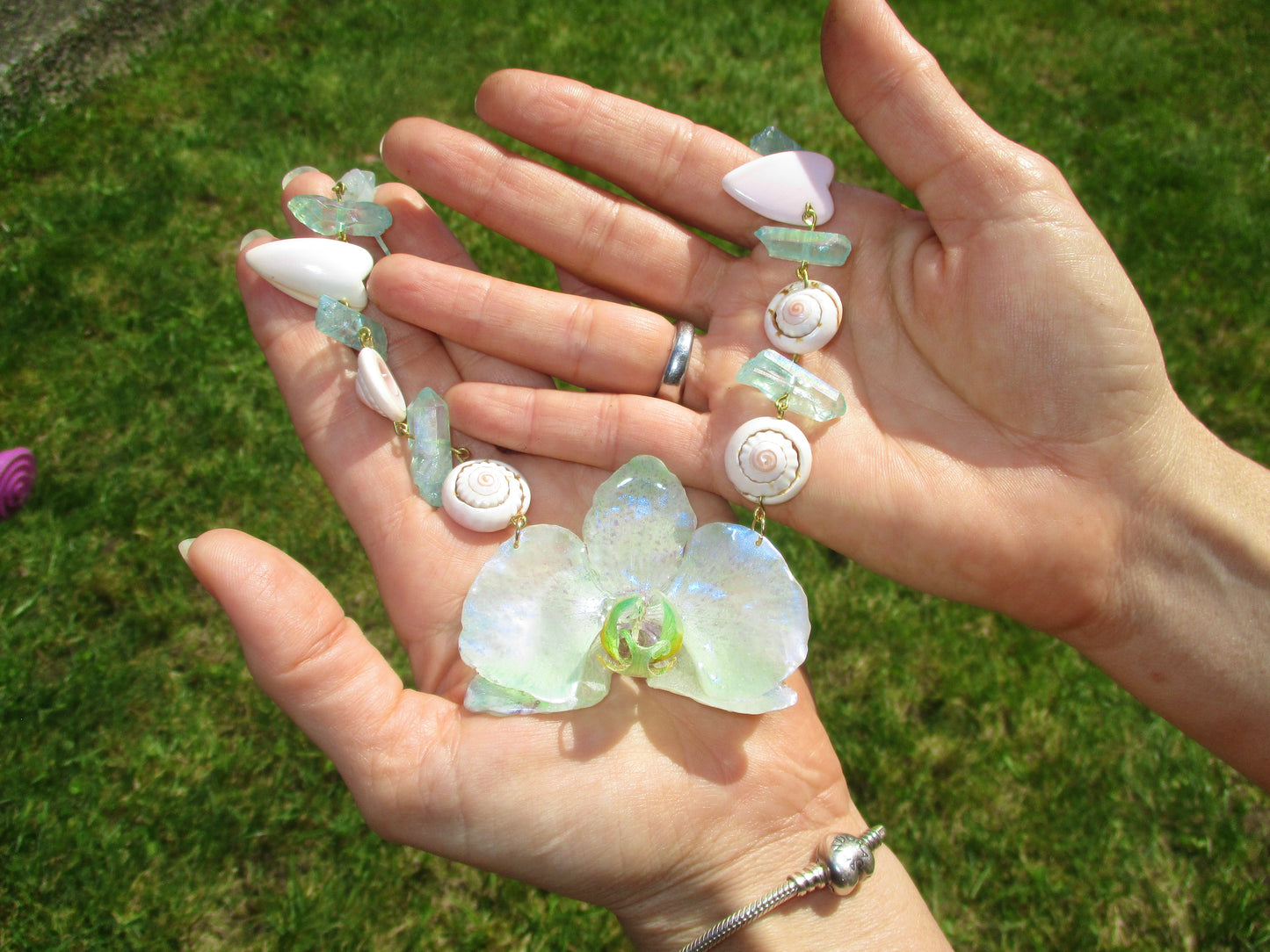Mar Caribe Necklace🐚 ⋆˚꩜。