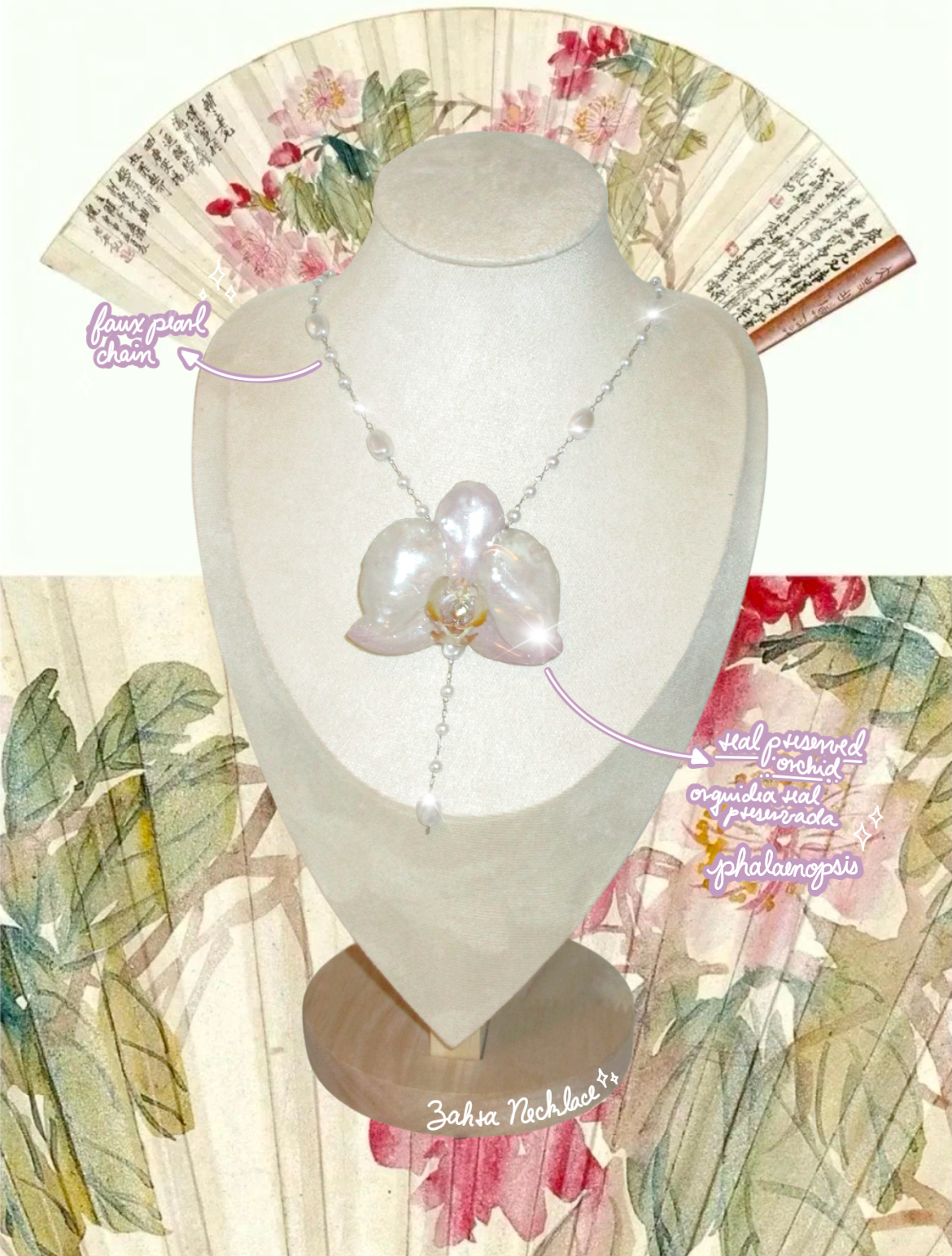 Zahra Necklace🐚₊˚❀༉‧₊˚.