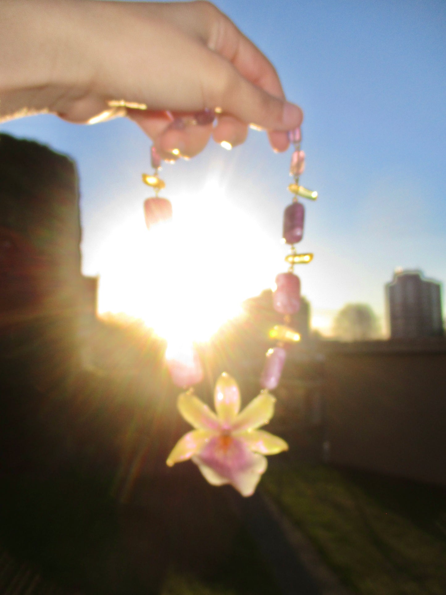Sunset Necklace🌅✨ ⋆˚꩜｡